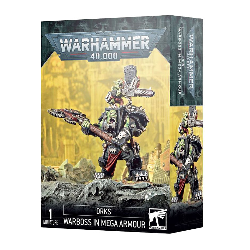 Warhammer 40K Orks Warboss in Mega Armour