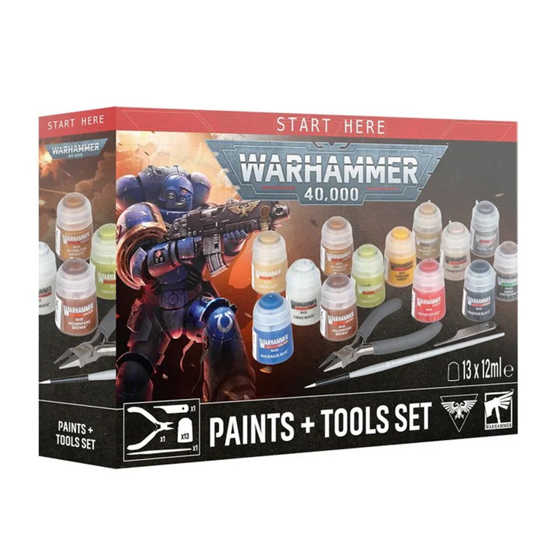 Warhammer 40K Paint and Tools Set