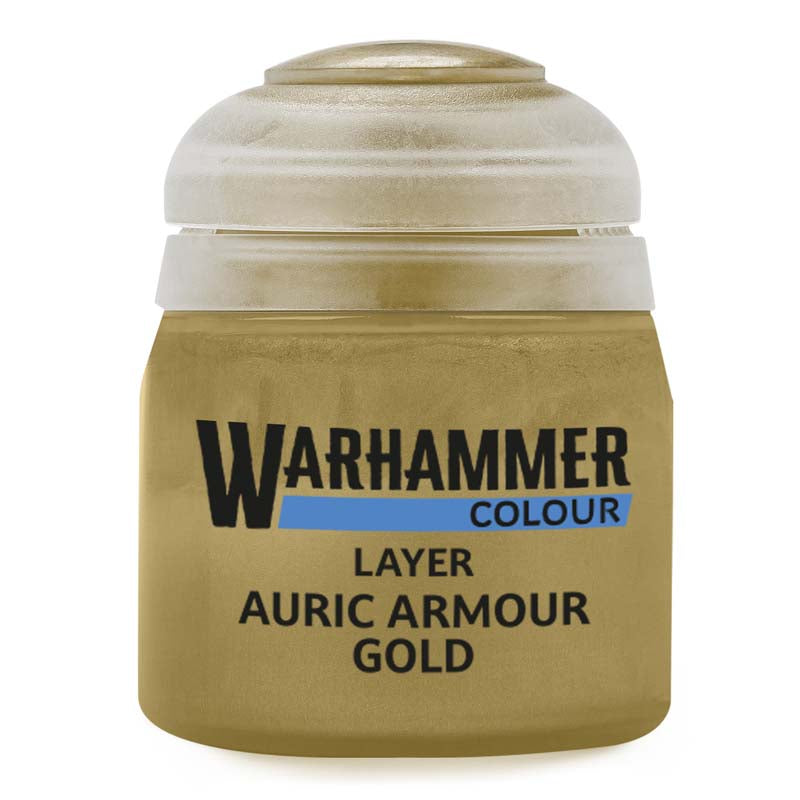 Warhammer Auric Armour Gold Layer Paint (12ml)