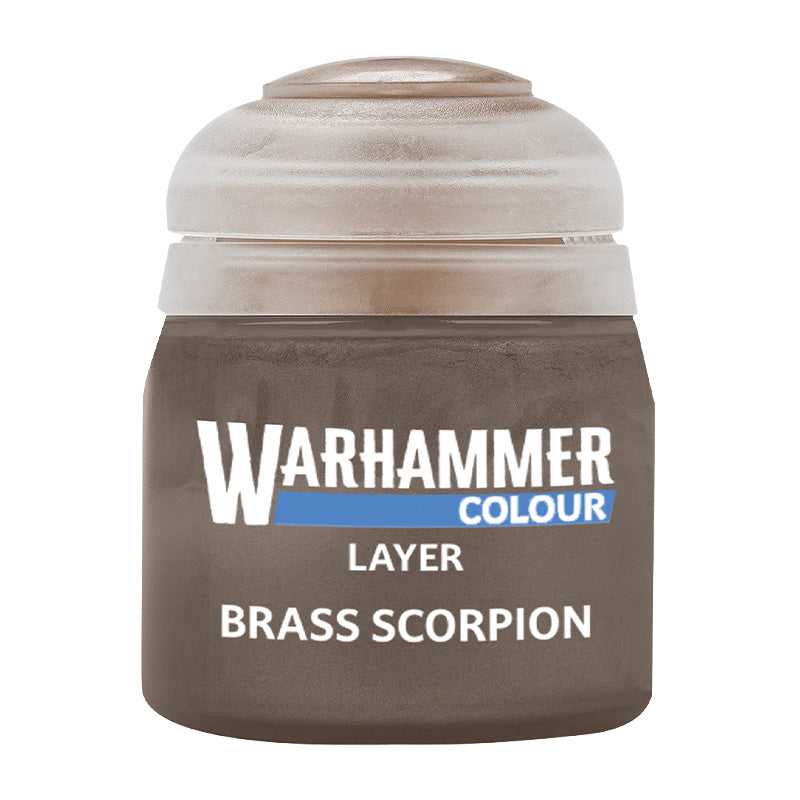 Warhammer Brass Scorpion Layer Paint (12ml)