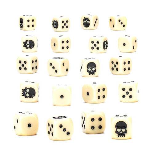 Warhammer Dice 20 Pack (Bone)