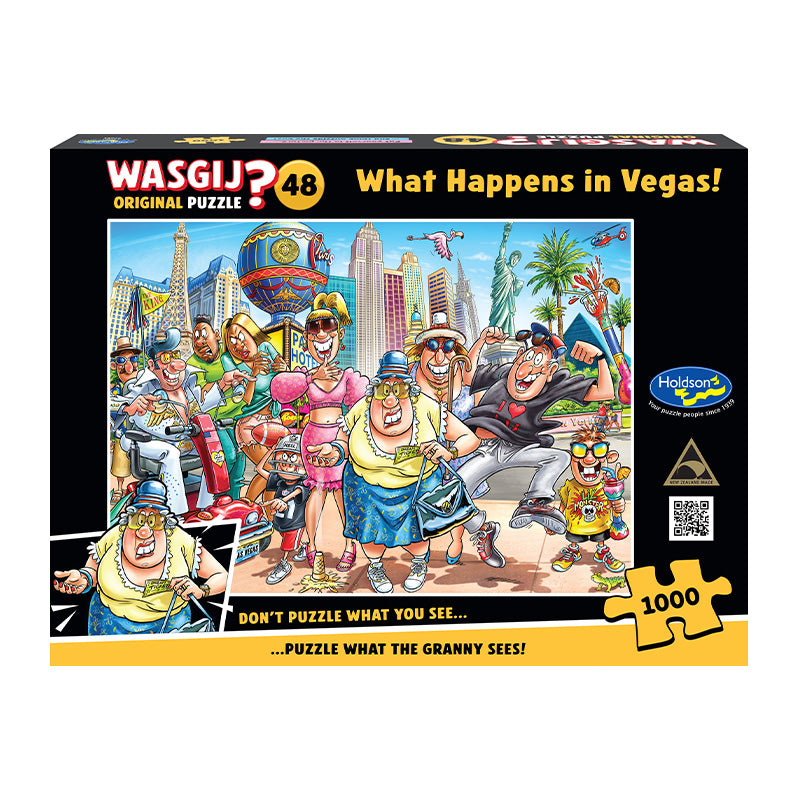 Wasgij Original What Happens in Vegas Puzzle (1000 Pieces)