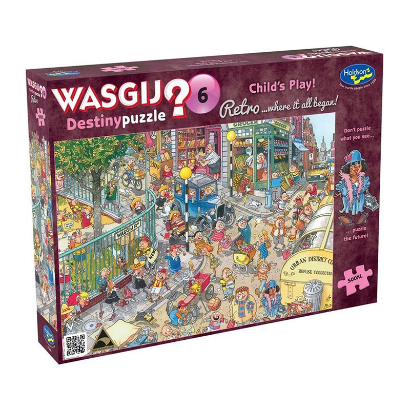 Wasgij Retro Destiny Child's Play Puzzle (500 XL Pieces)