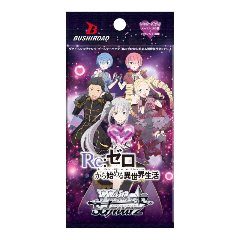 Weiss Schwarz JPN Re:Zero Starting Life in Another World Vol.4 Booster Box Japanese