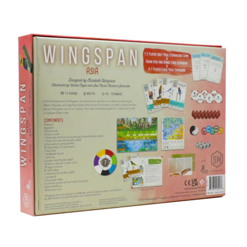 Wingspan Asia Expansion