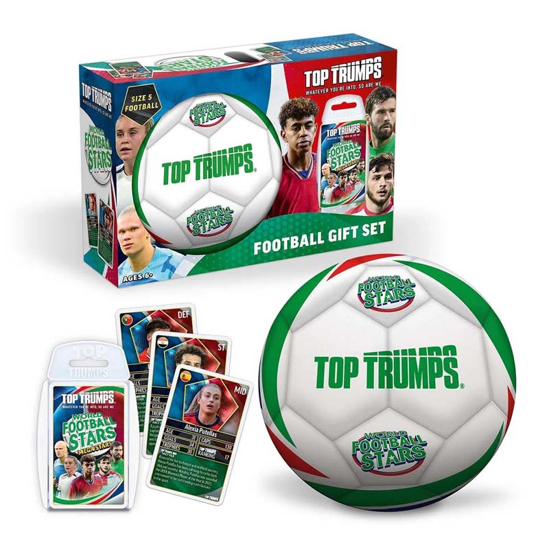 World Football Stars Gift Set Top Trumps