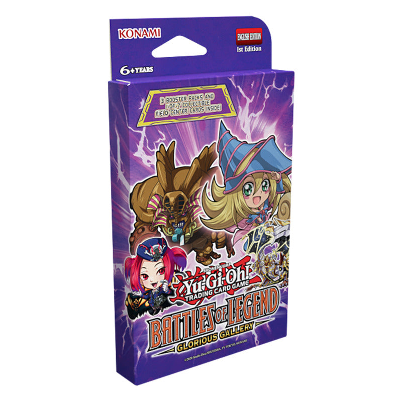 YuGiOh! Battles of Legend Glorious Gallery 3-Booster Tuckbox