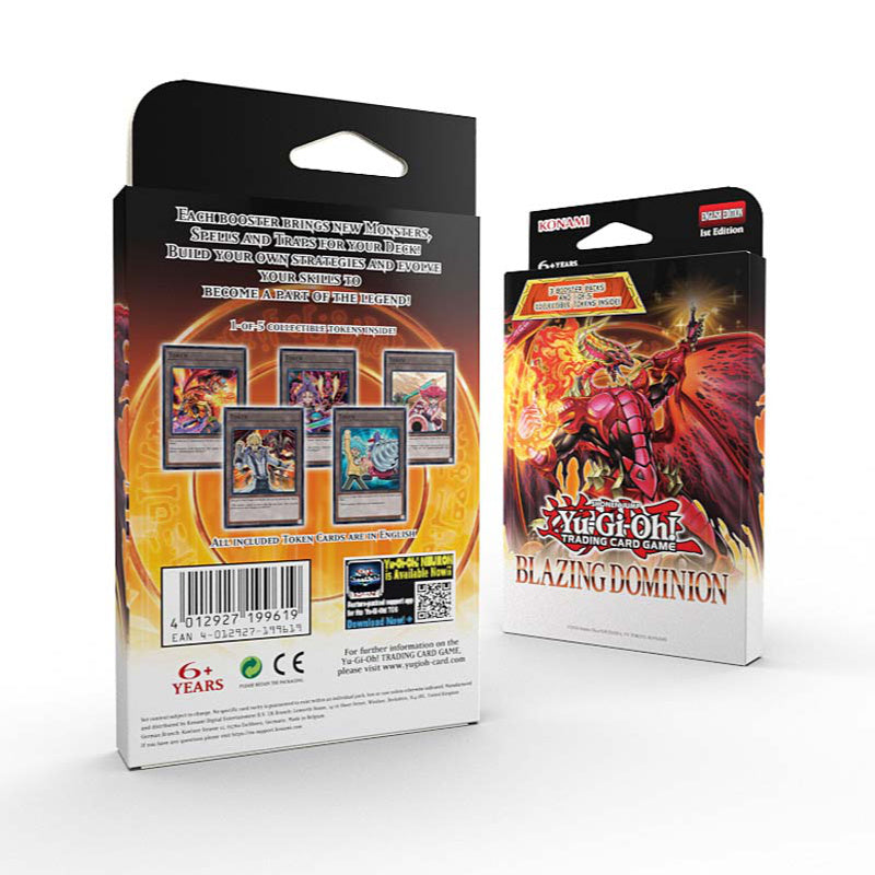 YuGiOh! Blazing Dominion 3-Booster Tuckbox