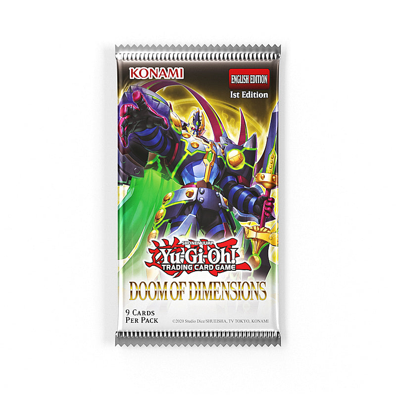 YuGiOh! Doom Of Dimensions Single Booster Pack
