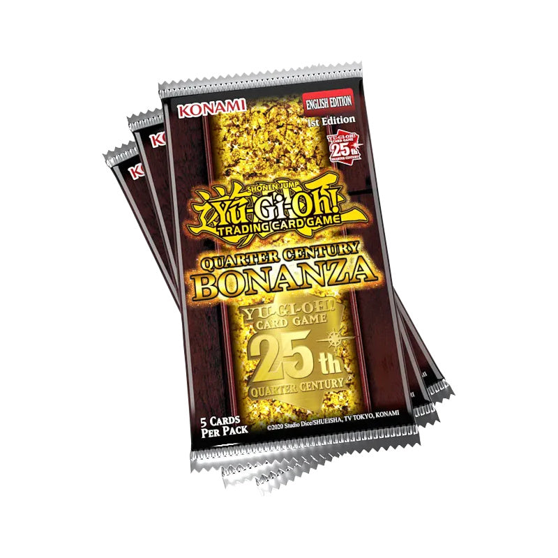 YuGiOh! Quarter Century Bonanza 3-Booster Tuckbox