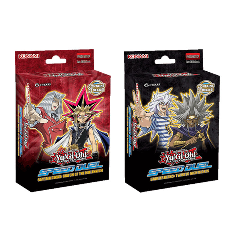YuGiOh Speed Duel Starter Deck Match of the Millennium / Twisted Nightmares (Pair)