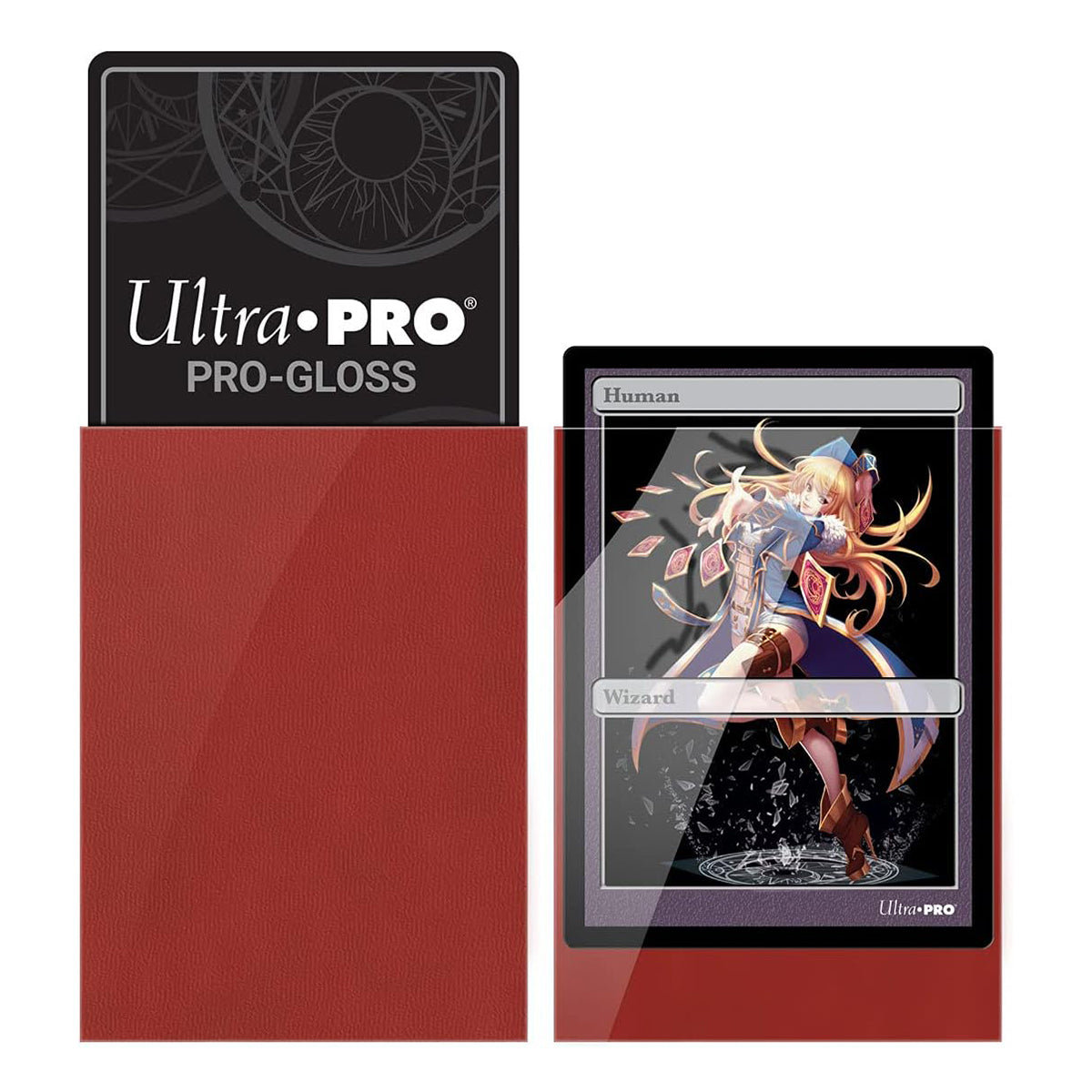 ULTRA PRO Deck Protector Sleeves Small 60ct 62 x 89 Imperial Red Yugioh