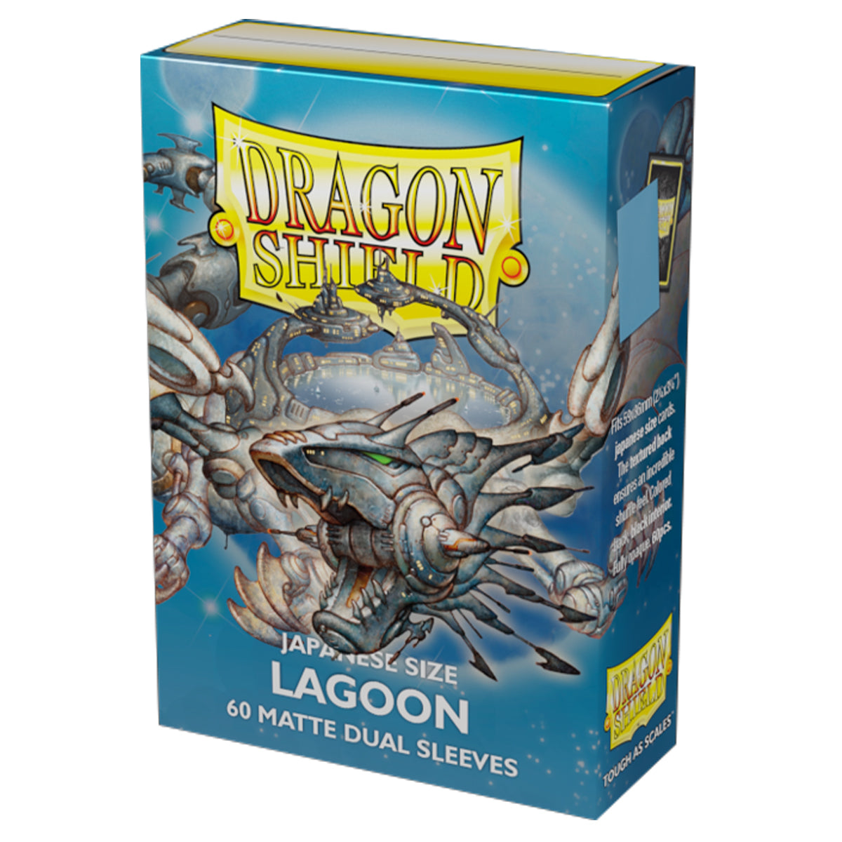 Dragon Shield Japanese 60ct Dual Matte Lagoon Blue Sleeves 59x86mm