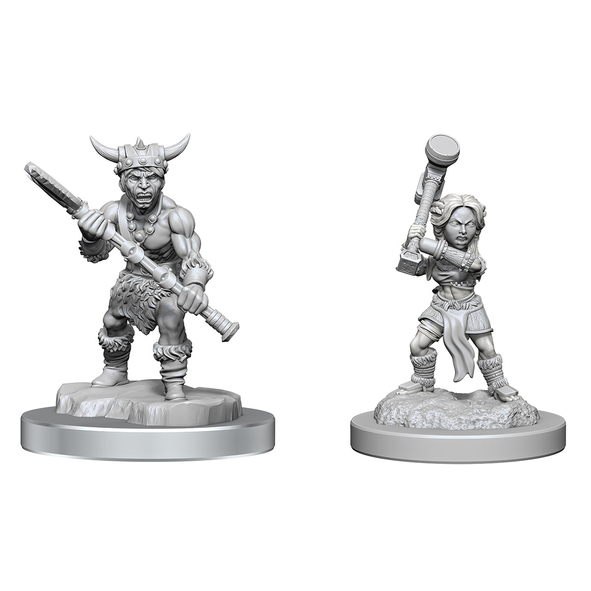D&D Nolzurs Marvelous Miniatures Halfling Barbarians
