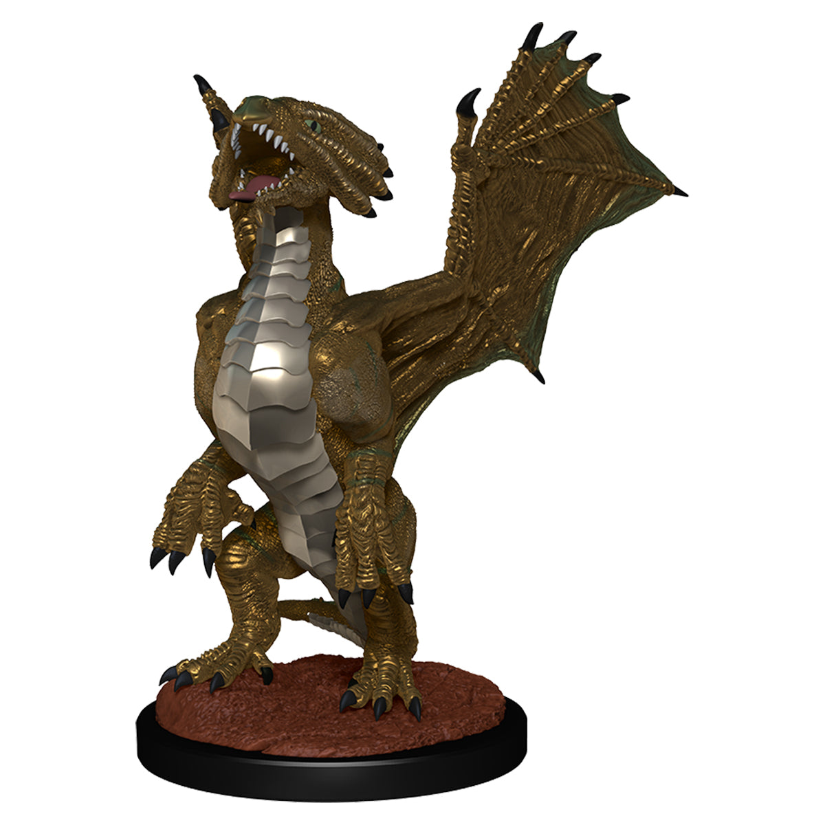 D&D Nolzurs Marvelous Unpainted Miniatures Bronze Dragon Wyrmling & Pile of Sea Found Treasure
