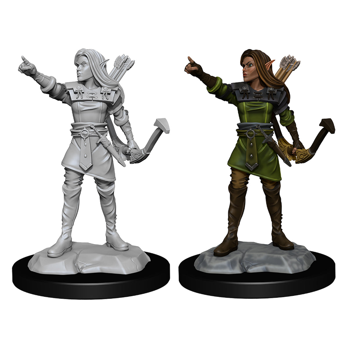D&D Nolzurs Marvelous Unpainted Miniatures Elf Female Ranger
