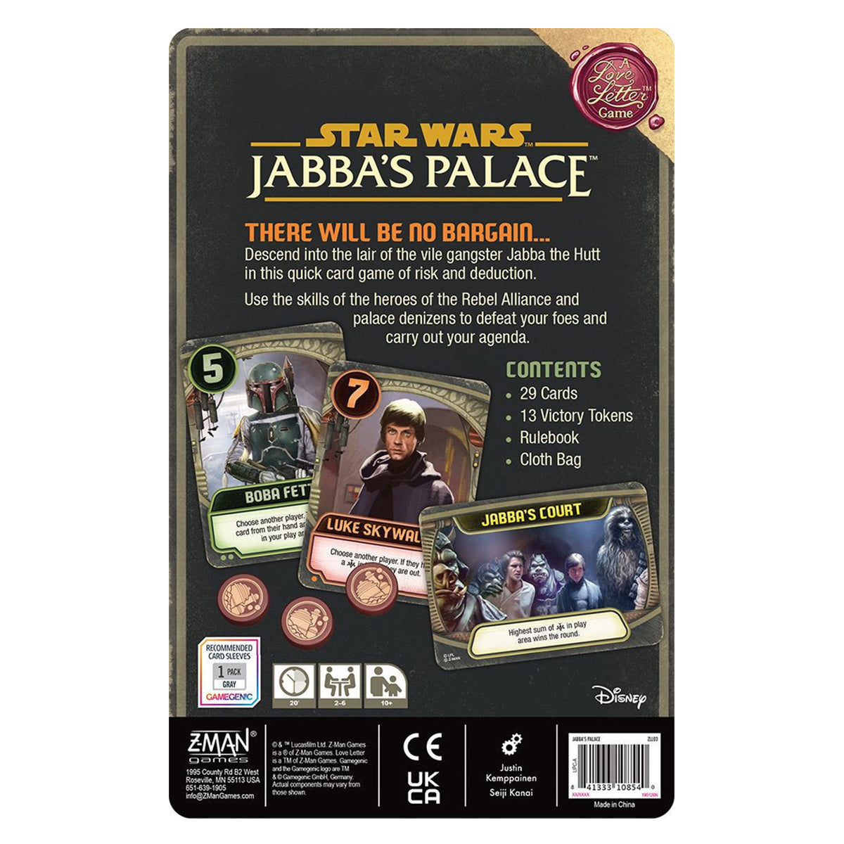 Jabbas Palace - A Love Letter Game