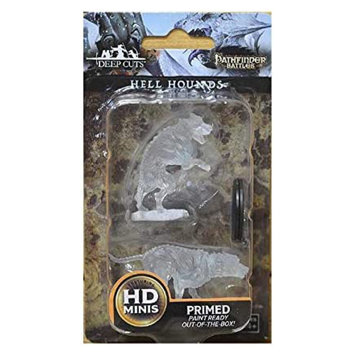 Pathfinder Deep Cuts Unpainted Miniatures Hell Hounds