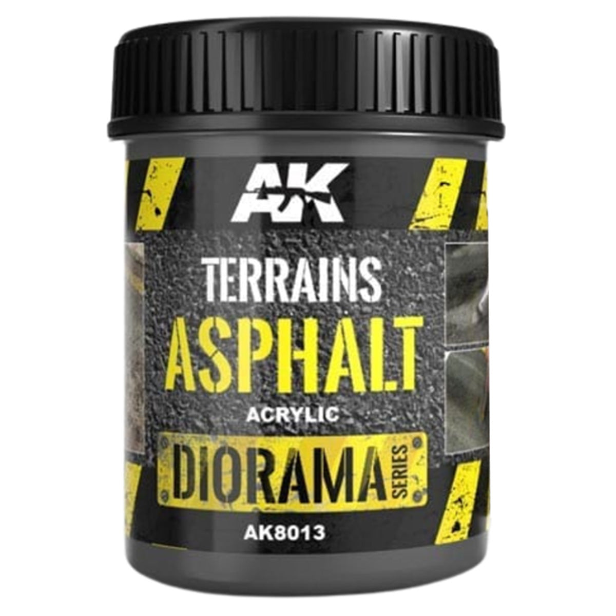 AK Interactive Dioramas - Terrains Asphalt 250ml