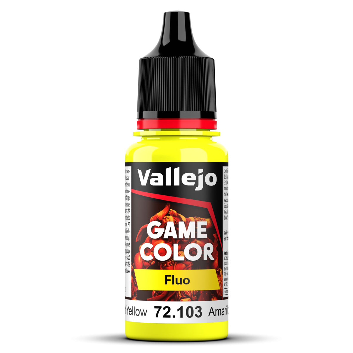 Vallejo Game Colour Fluorescent Yellow 18ml (72.103)