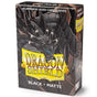Dragon Shield Japanese 60ct Black MATTE 59x86mm Sleeves