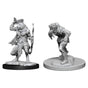D&D Nolzurs Marvelous Unpainted Miniatures Wererat and Weretiger