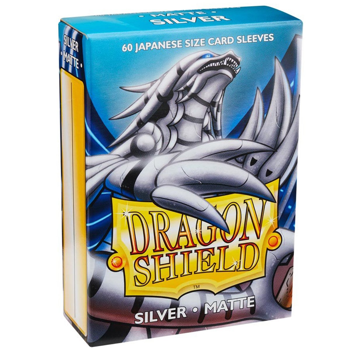 Dragon Shield Japanese 60ct Matte Silver Sleeves 59x86mm