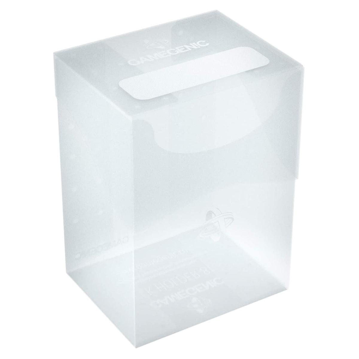 Gamegenic Deck Holder Holds 80 Sleeves Deck Box Clear