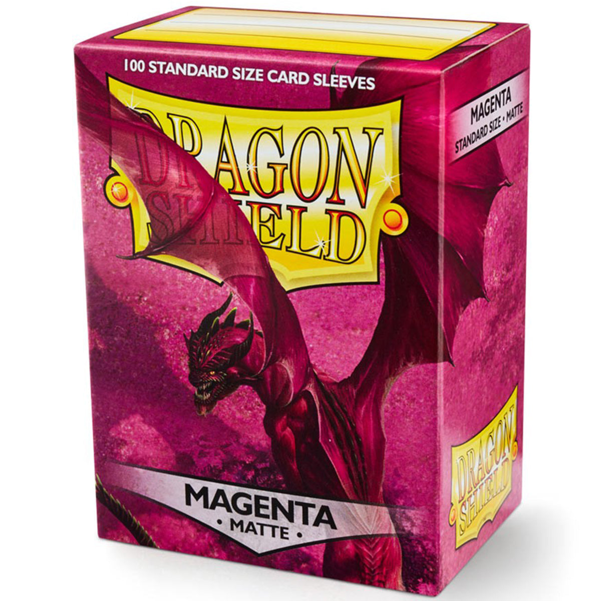 Dragon Shield Standard 100ct Matte Magenta Sleeves 63x88mm