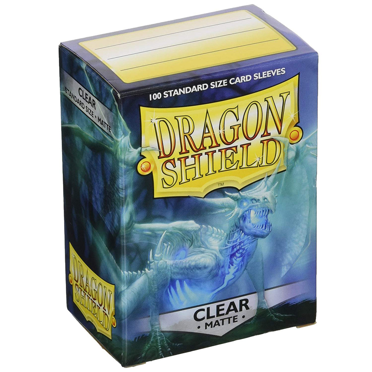 DRAGON SHIELD: CLEAR- MATTE SLEEVES – Games and Stuff