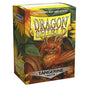 Dragon Shield Standard 100ct Tangerine MATTE Sleeves