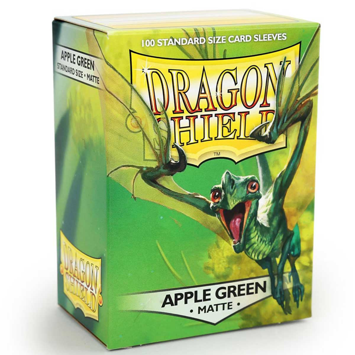 Dragon Shield Standard 100ct Matte Apple Green Sleeves 63x88mm