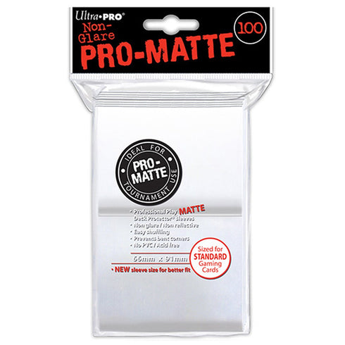 Ultra Pro Deck Protector Sleeves 50 Ultra PRO Matte Card Sleeves - Clear 66x91mm Deck Protectors For Magic: The Gathering Card Sleeves Hard Ultra Pro Deck Protector Sleeves 50 Ultra PRO Matte Card Sleeves - Clear 66x91mm Deck Protectors For Magic: The Gathering Card Sleeves Hard