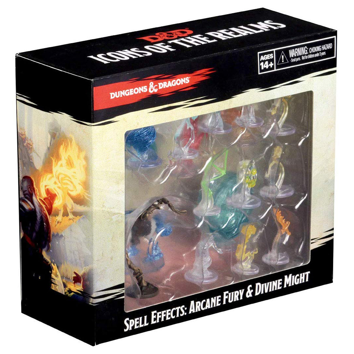 Dungeons & Dragons Spell Effects Arcane Fury & Divine Might Pre Painted Miniature Pack