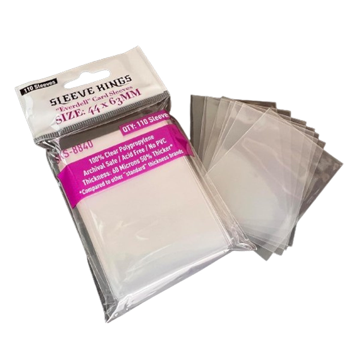 Sleeve Kings Board Game Sleeves "Everdell Mini Compatible" Sleeves (44mm x 63mm) (110 Sleeves per Pack)
