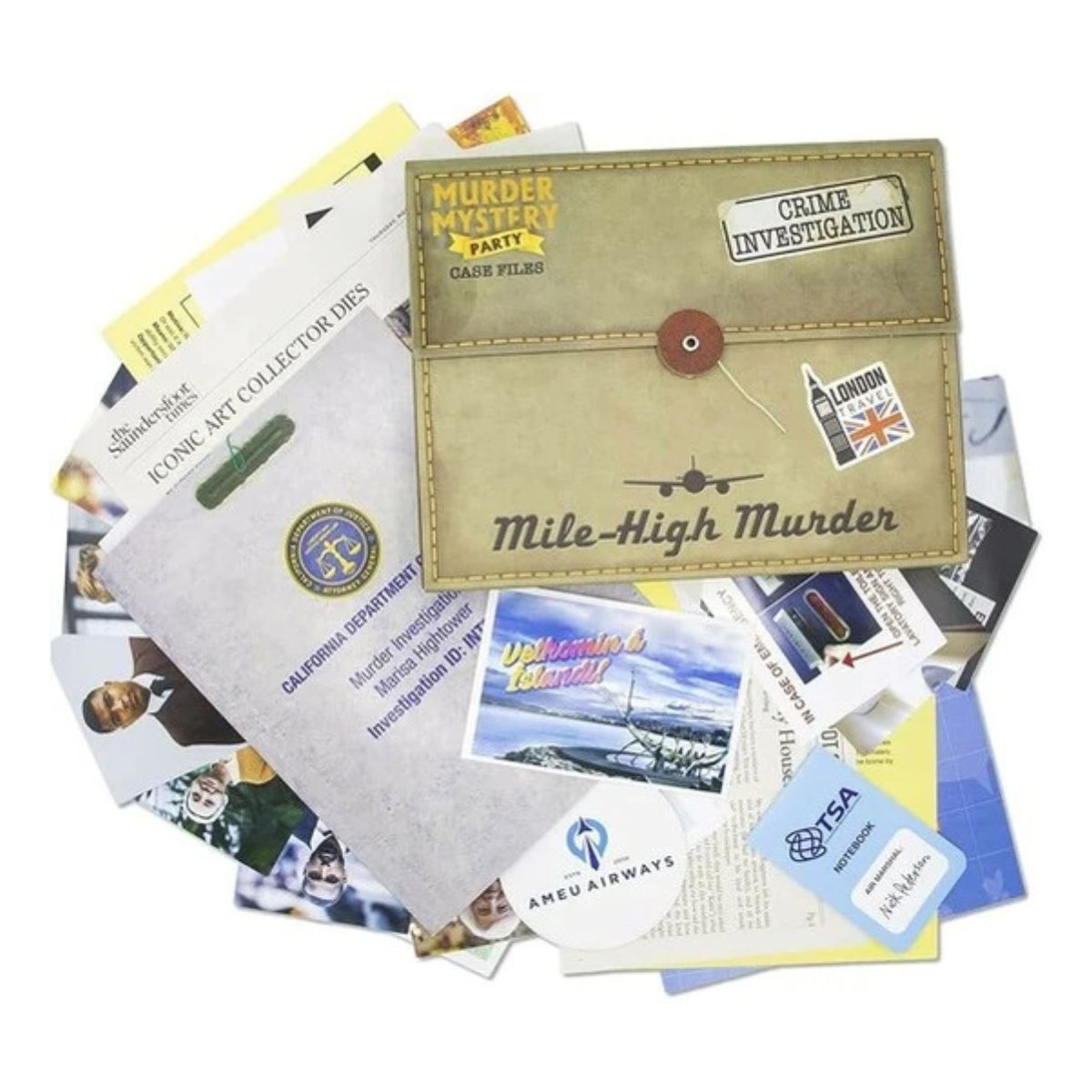 Murder Mystery Party Case Files: Mile High Murder