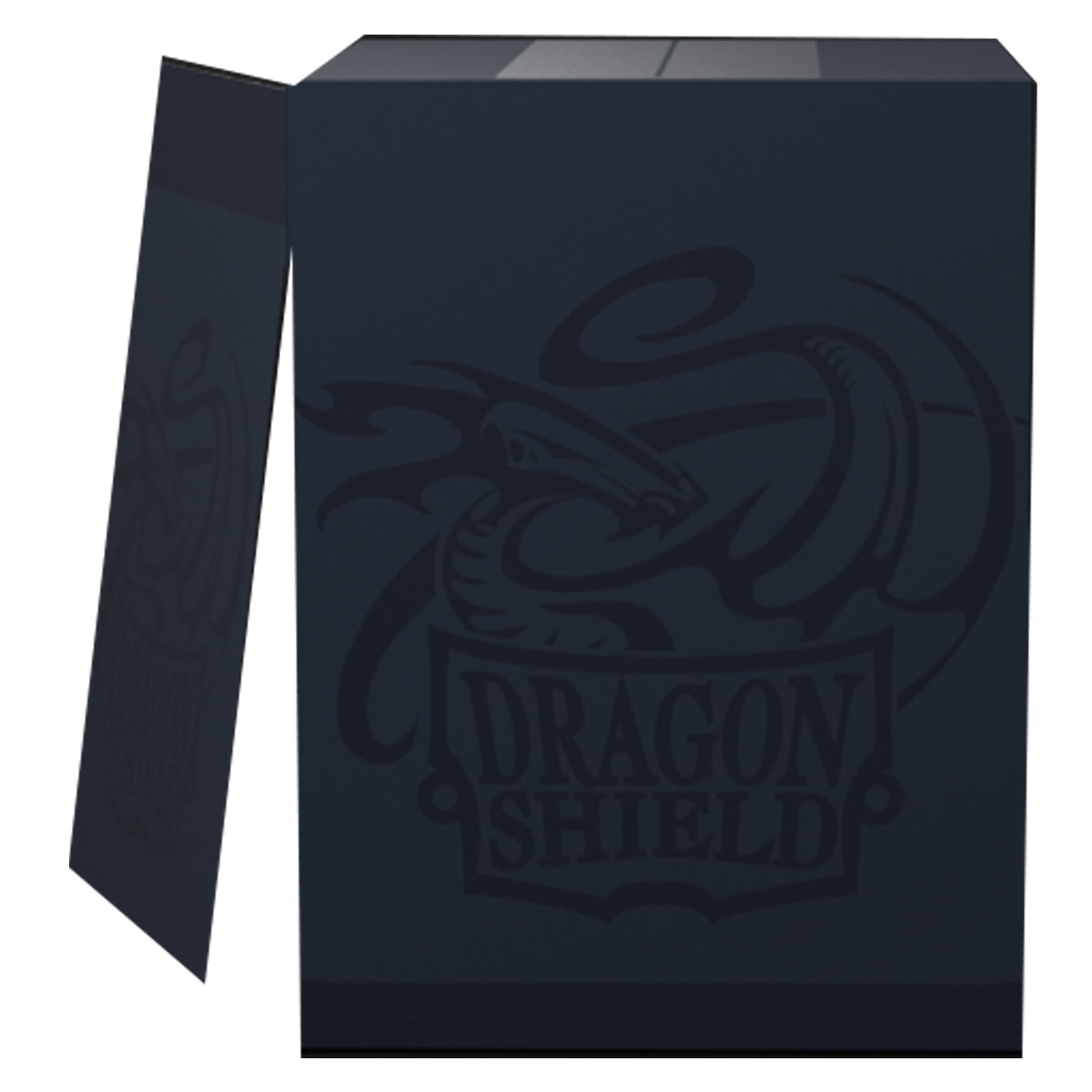 Dragon Shield Revised Double Shell - Midnight Blue/Black Deck Box