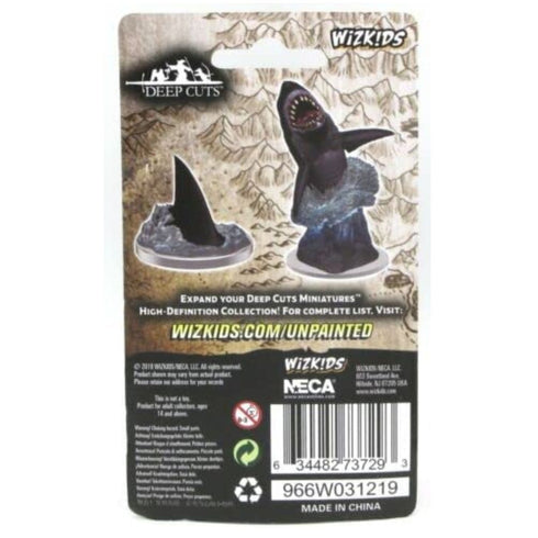 WizKids Deep Cuts Unpainted Miniatures Shark