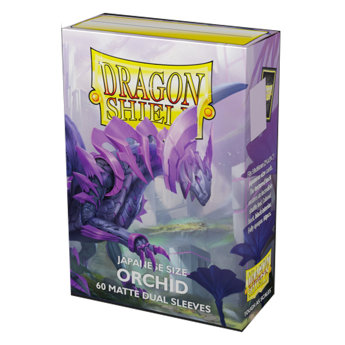 Dragon Shield Japanese 60ct Dual Matte Orchid Pink Sleeves 59x86mm