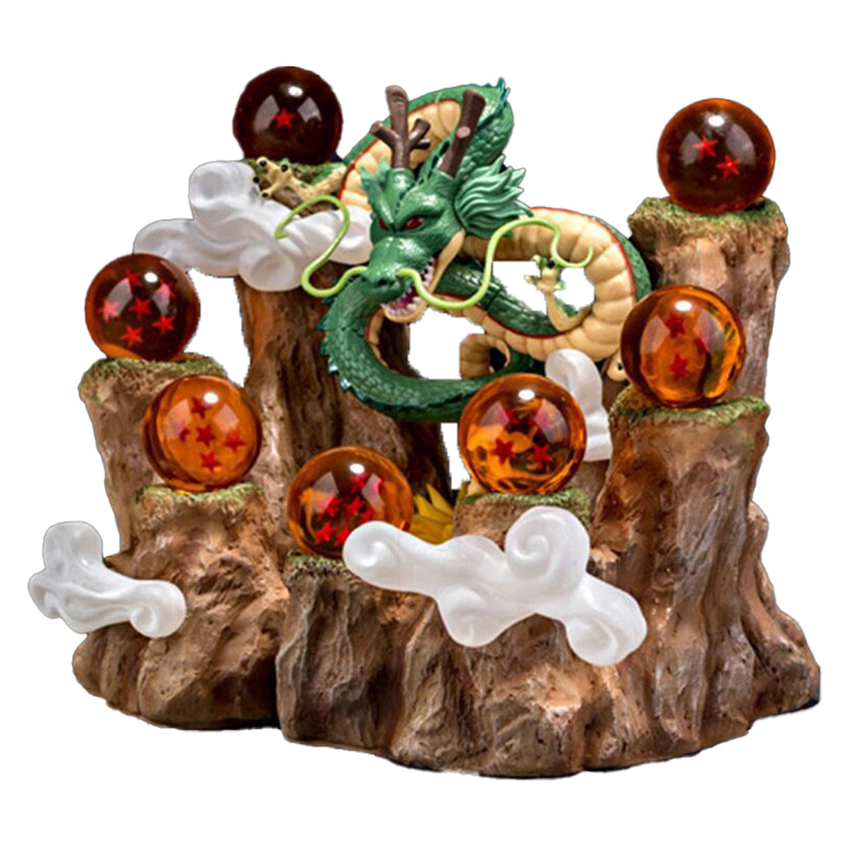 Dragon Ball Z Shen Long 7 Star Ball Statue with Mini Mountain