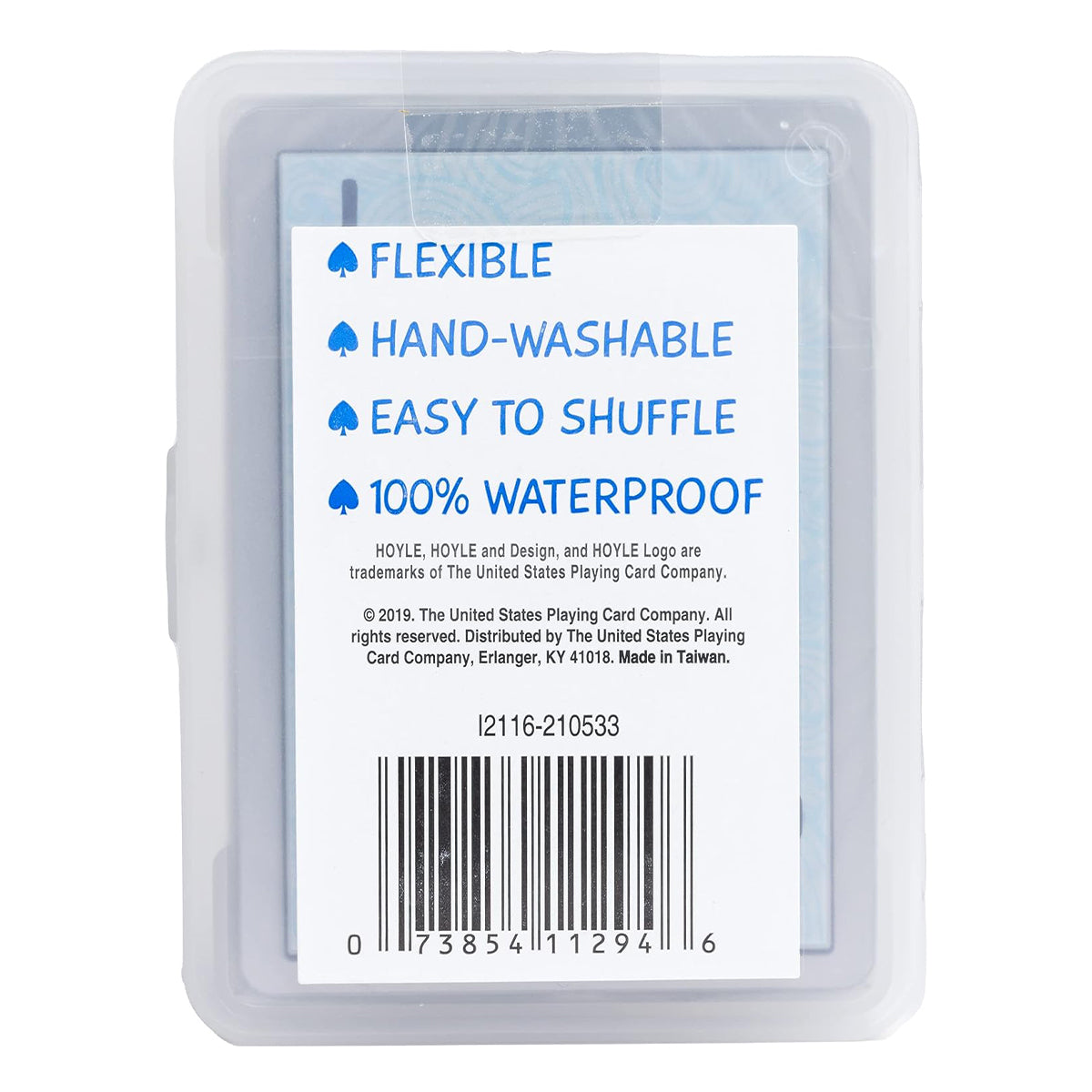 Hoyle Clear Waterproof Playing Cards