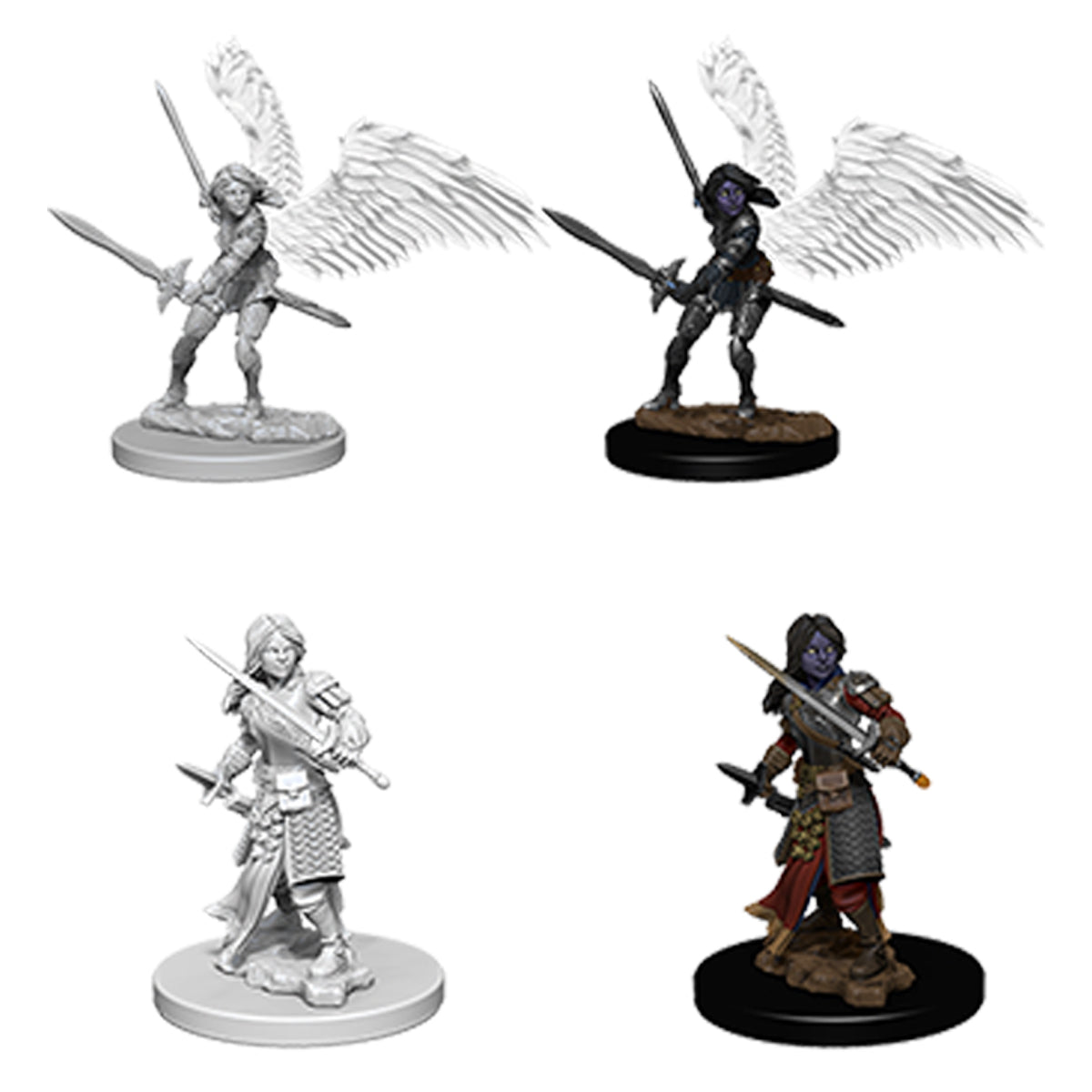 D&D Nolzurs Marvelous Unpainted Miniatures Aasimar Female Paladin