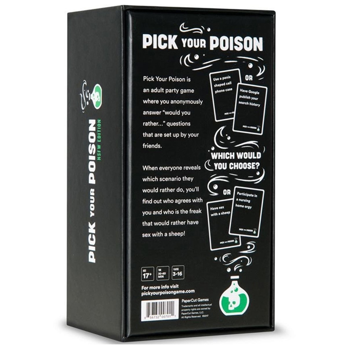 Pick Your Poison NSFW/After Dark Edition