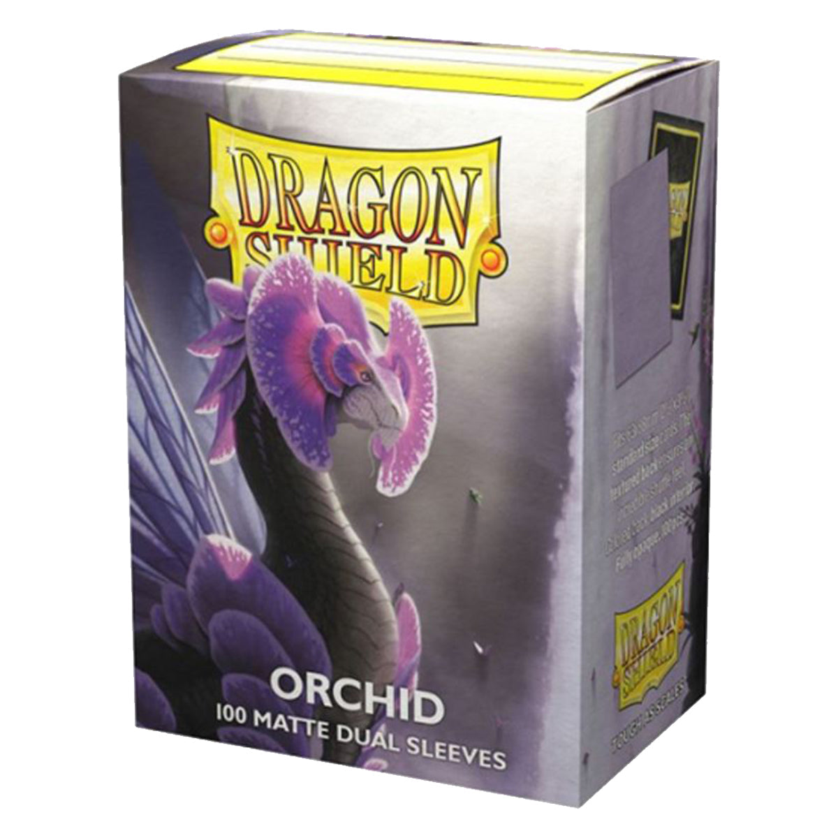 Dragon Shield Standard 100ct Dual Matte Orchid Pastel Purple Sleeves 63x88mm