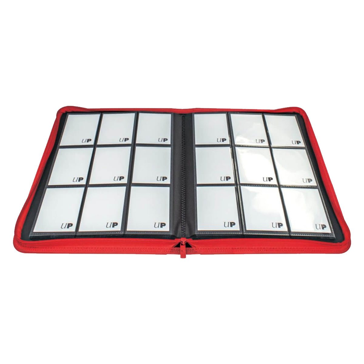 ULTRA PRO Binder - Vivid 9-Pocket Zippered Pro-Binder: Red