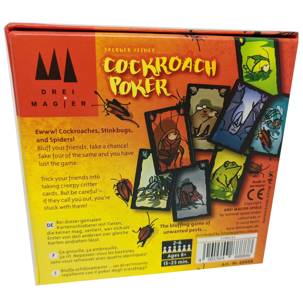 Cockroach Poler Cockroach Poker | Card Game – Gameology product