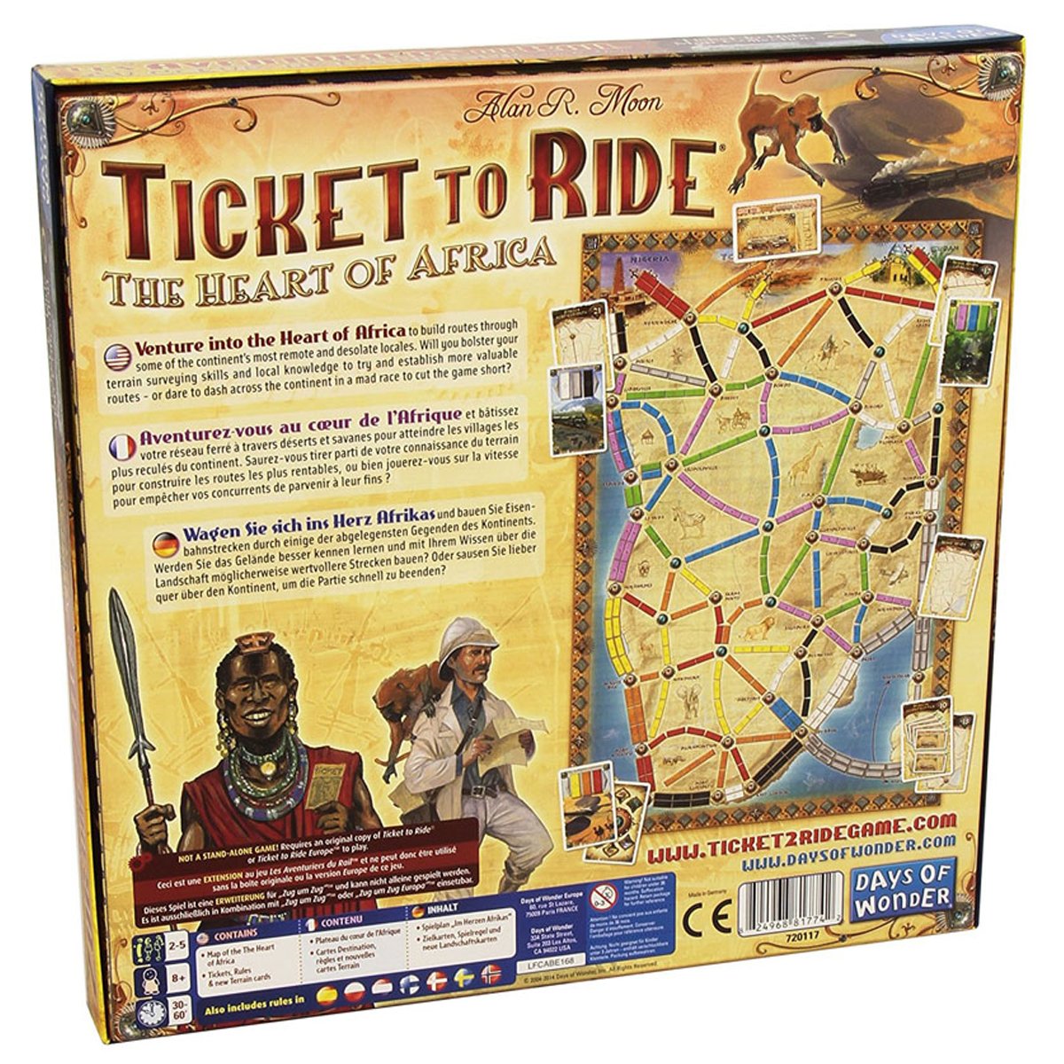 Ticket to Ride Heart of Africa Expansion