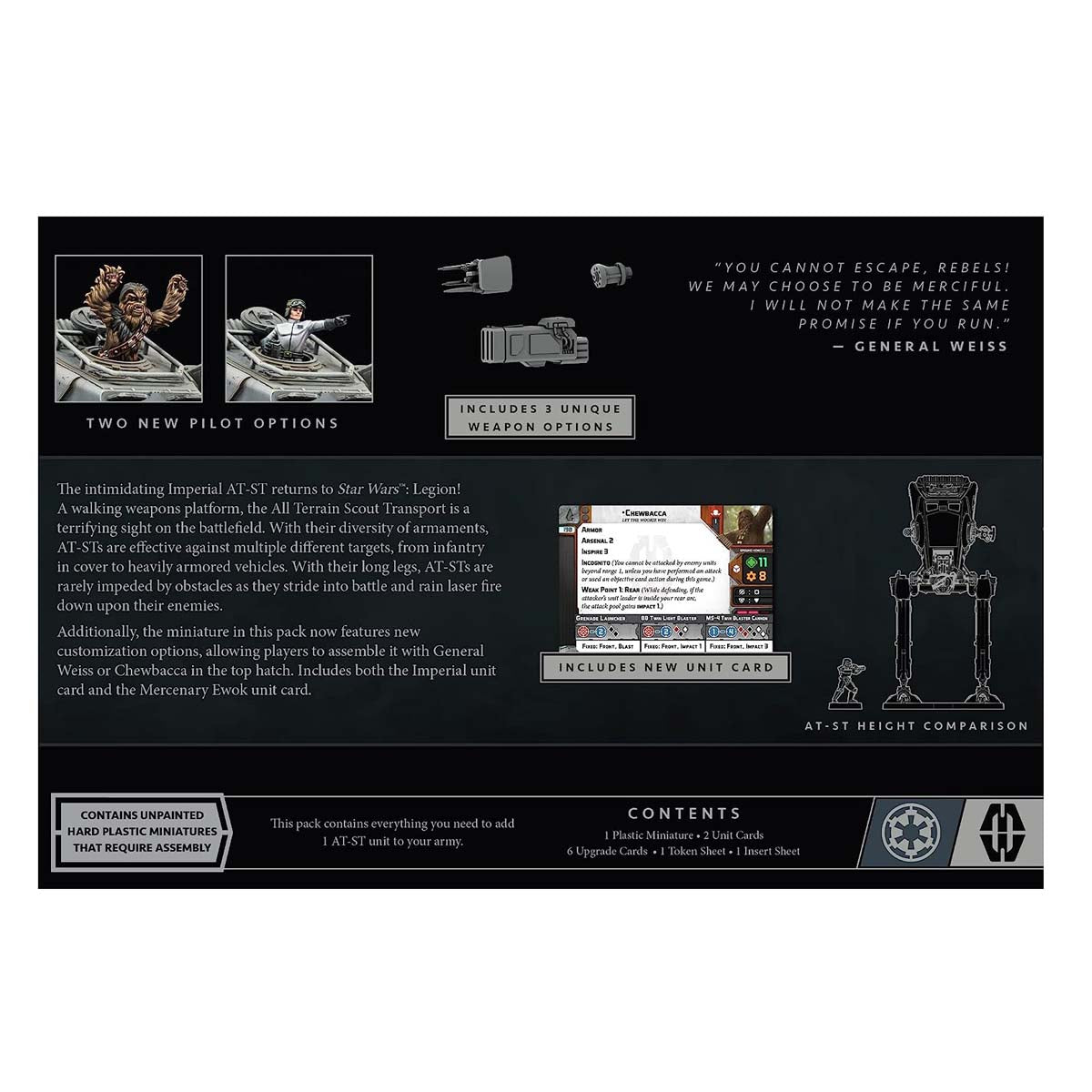 Star Wars Legion AT-ST Walker Unit Expansion