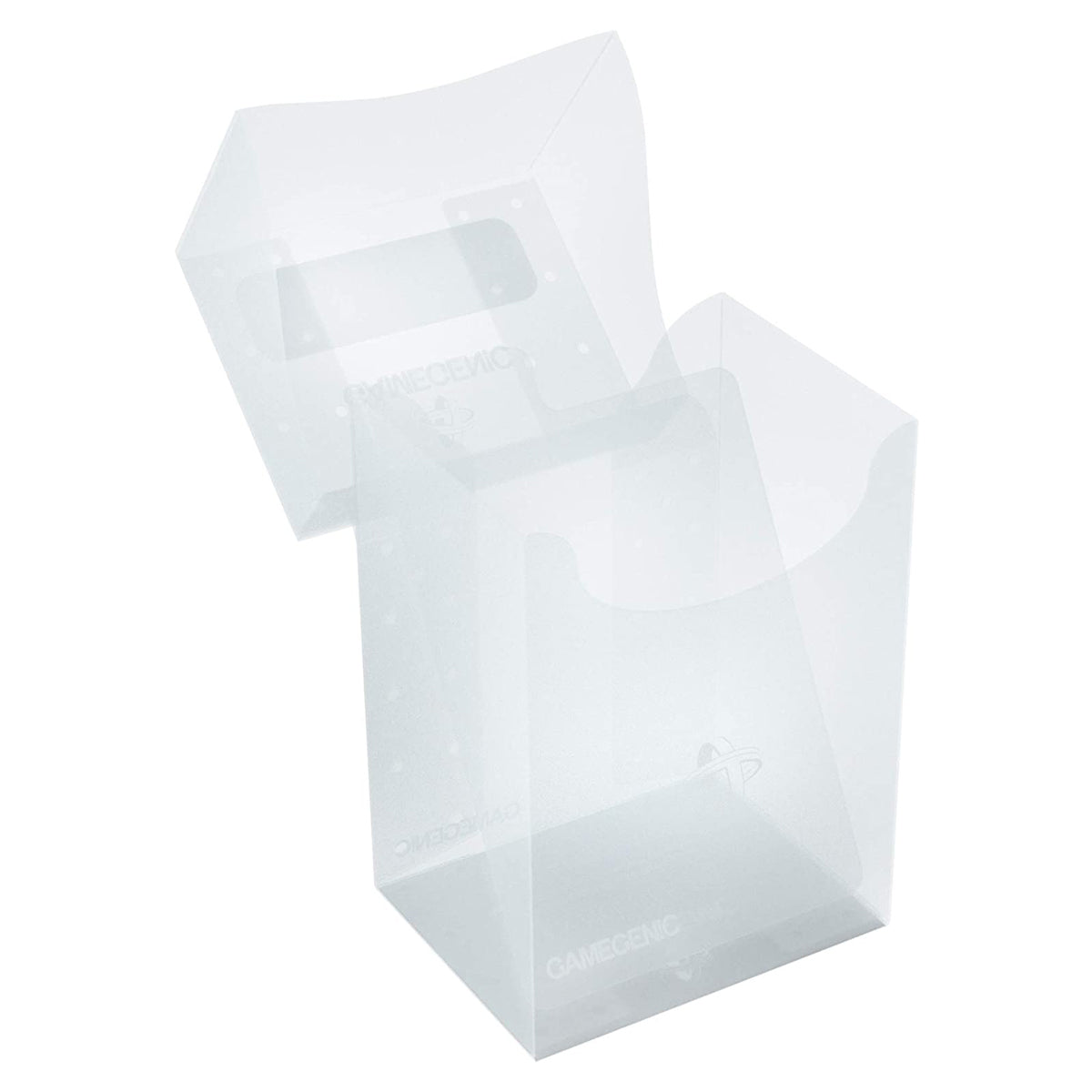 Gamegenic Deck Holder Holds 80 Sleeves Deck Box Clear