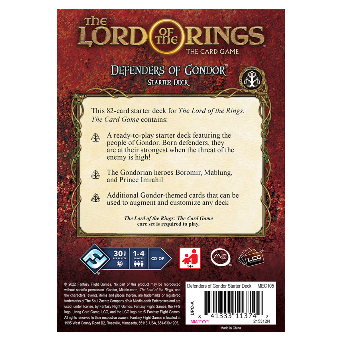 LOTR_LCG_GONDOR_STARTER